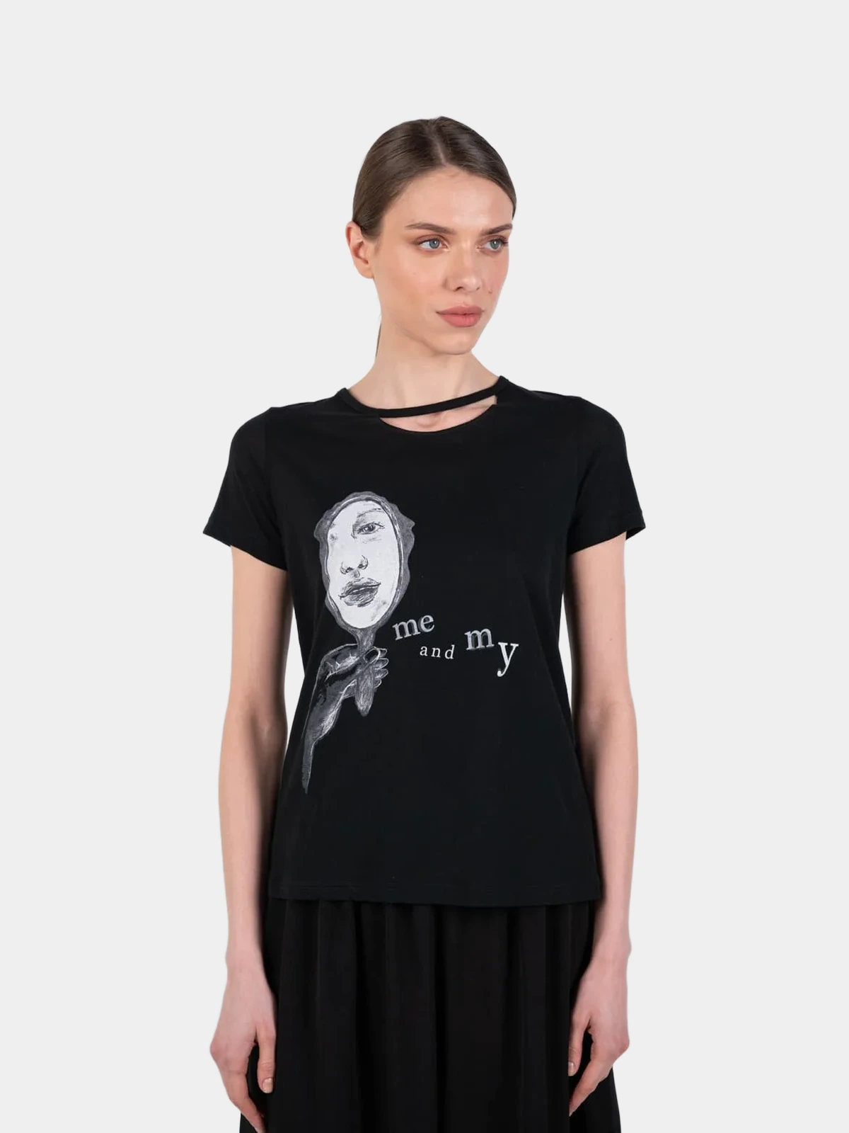 Топ Yohji Yamamoto чорний з відкритою спиною - INVOGA