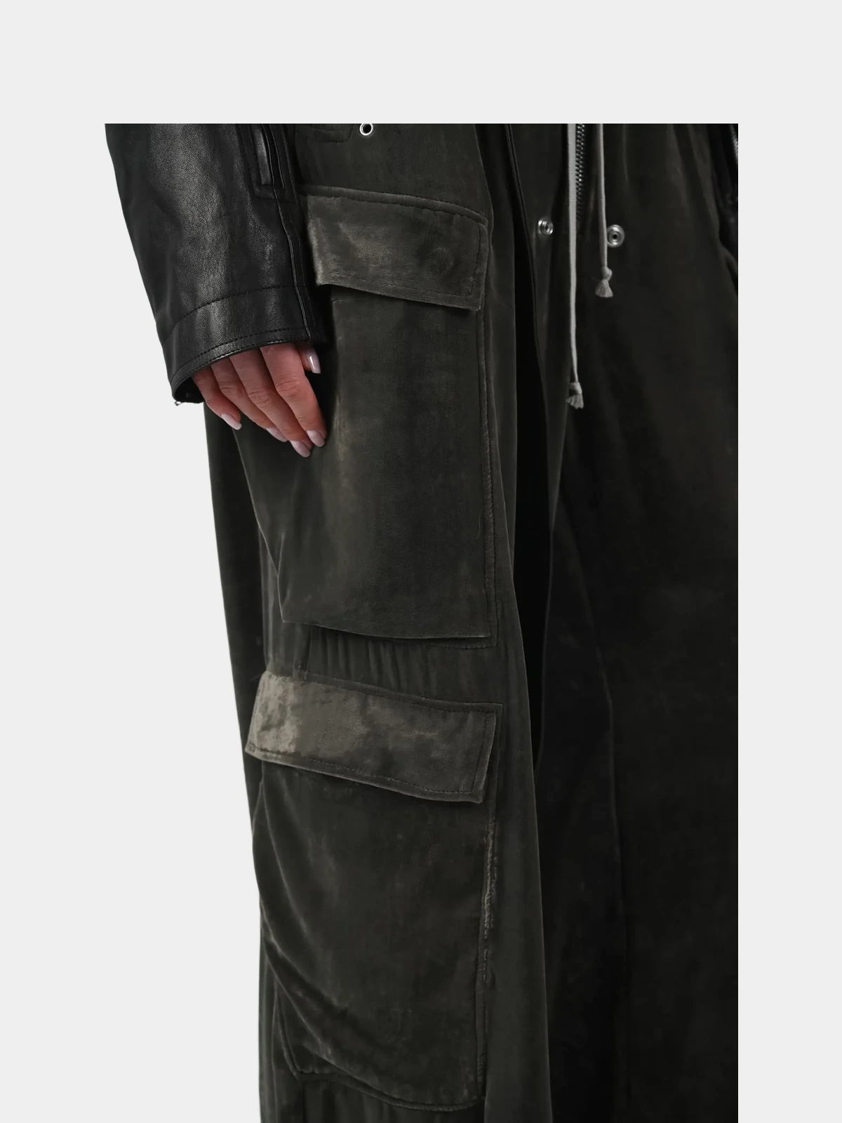 Штани Rick Owens бархатні - INVOGA