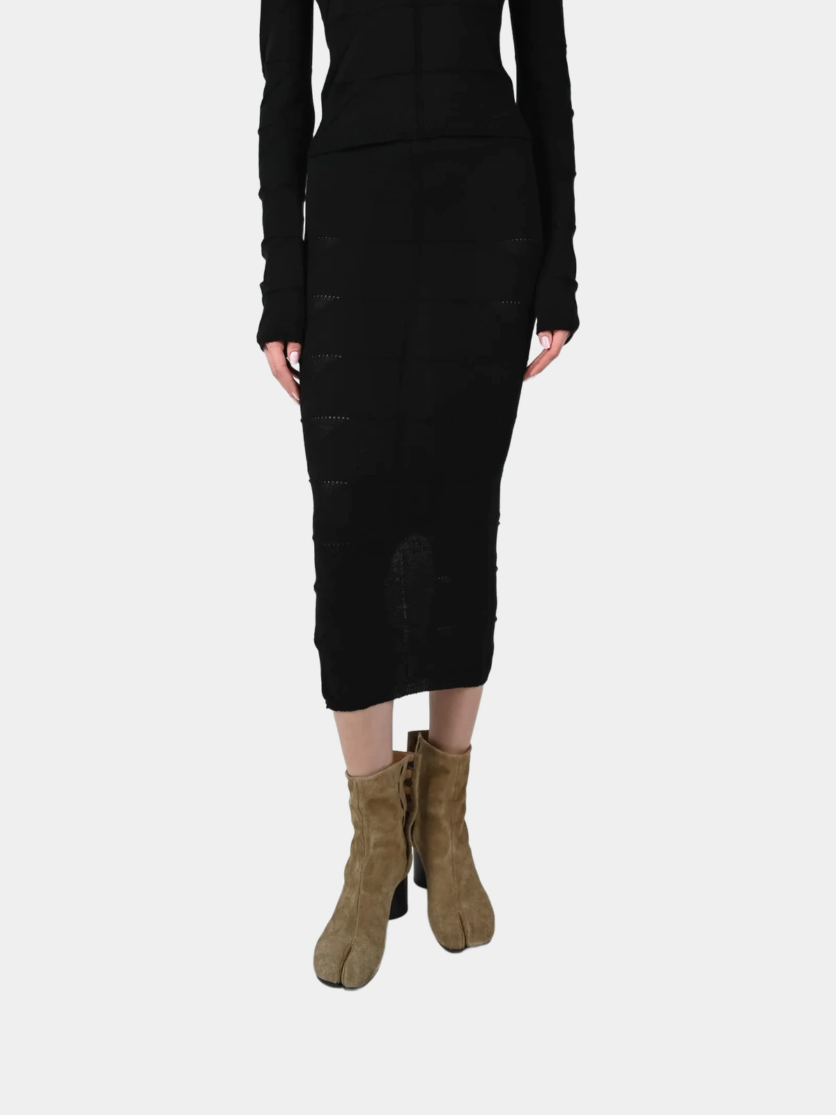 57e88711-06f0-4c2d-9ec2-d7055b449115 Спідниця Rick Owens Calf Skirt Motivo - INVOGA