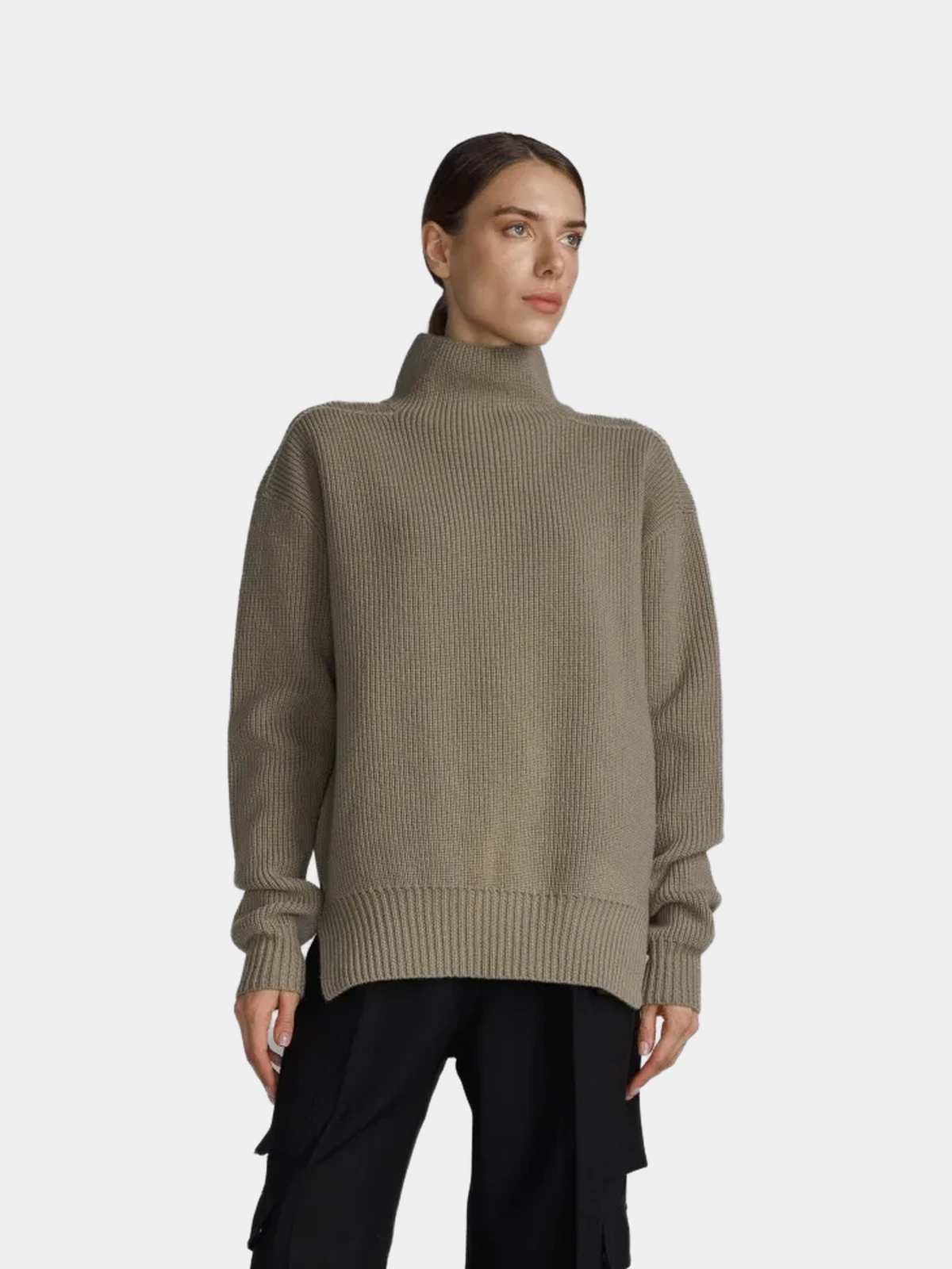 58ec6829-a979-45eb-ae8a-cf59182847d5 Светр Rick Owens з V подібним вирізом позаду - INVOGA