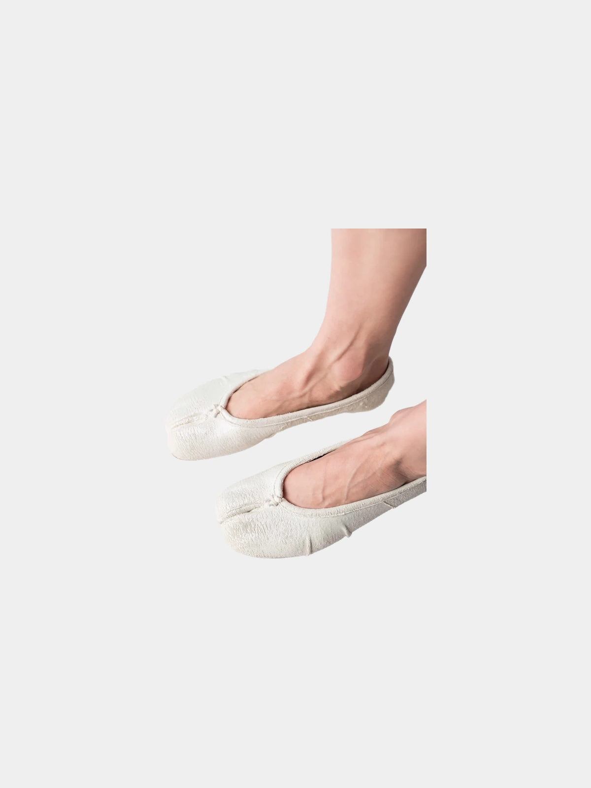Балетки tabi Maison Margiela білі - INVOGA
