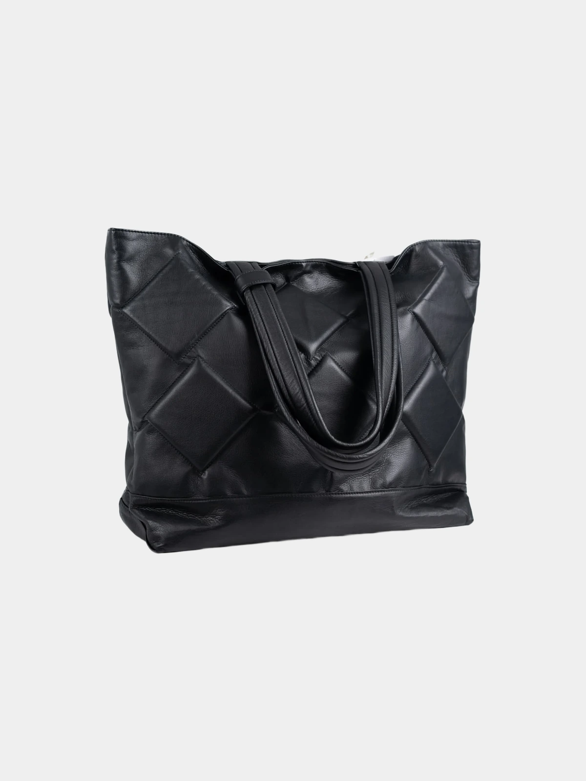 Чорнa шкіряна сумка Yohji Yamamoto - INVOGA