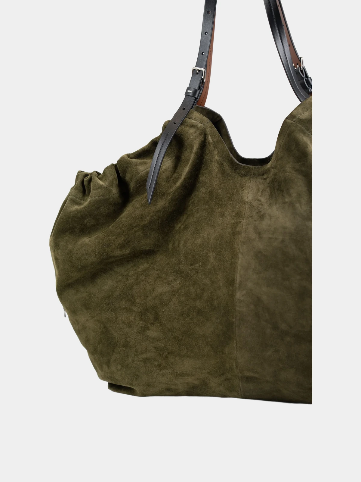 Сумка Maison Margiela замшева оливкова - INVOGA