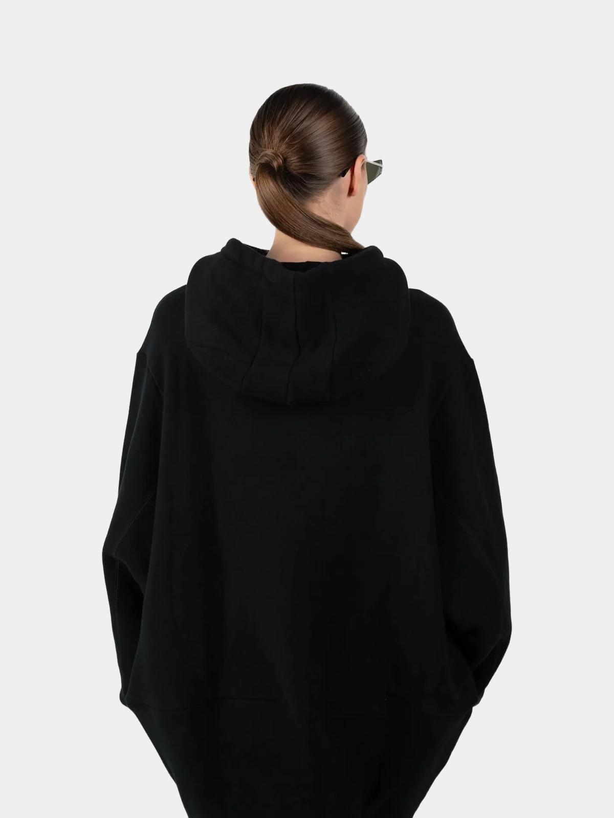 Сукня-худі Yohji Yamamoto чорна - INVOGA