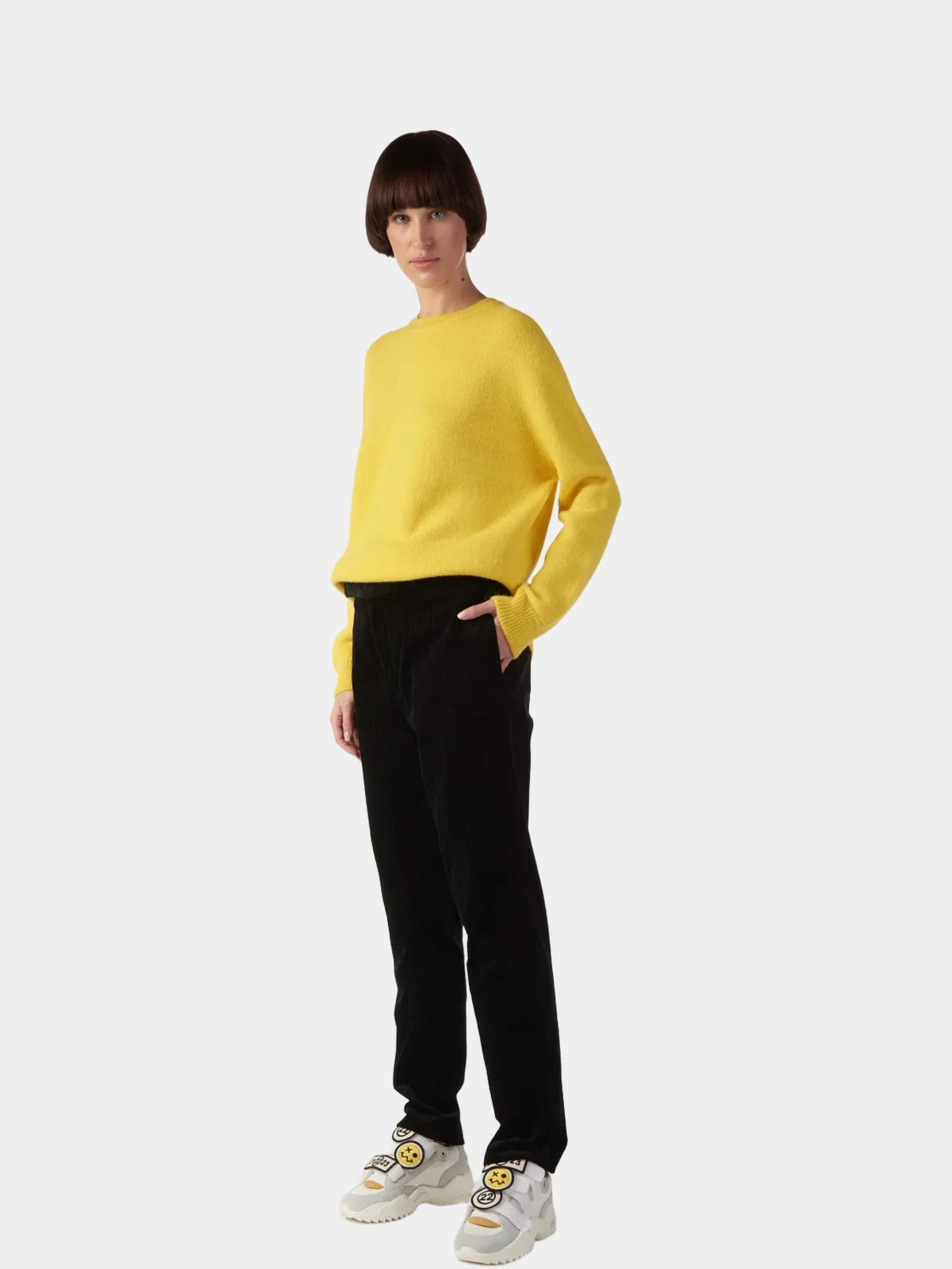 84e42db4-4748-481d-9255-b6e4e15929dc Штани Haider Ackermann чорні вельветові - INVOGA