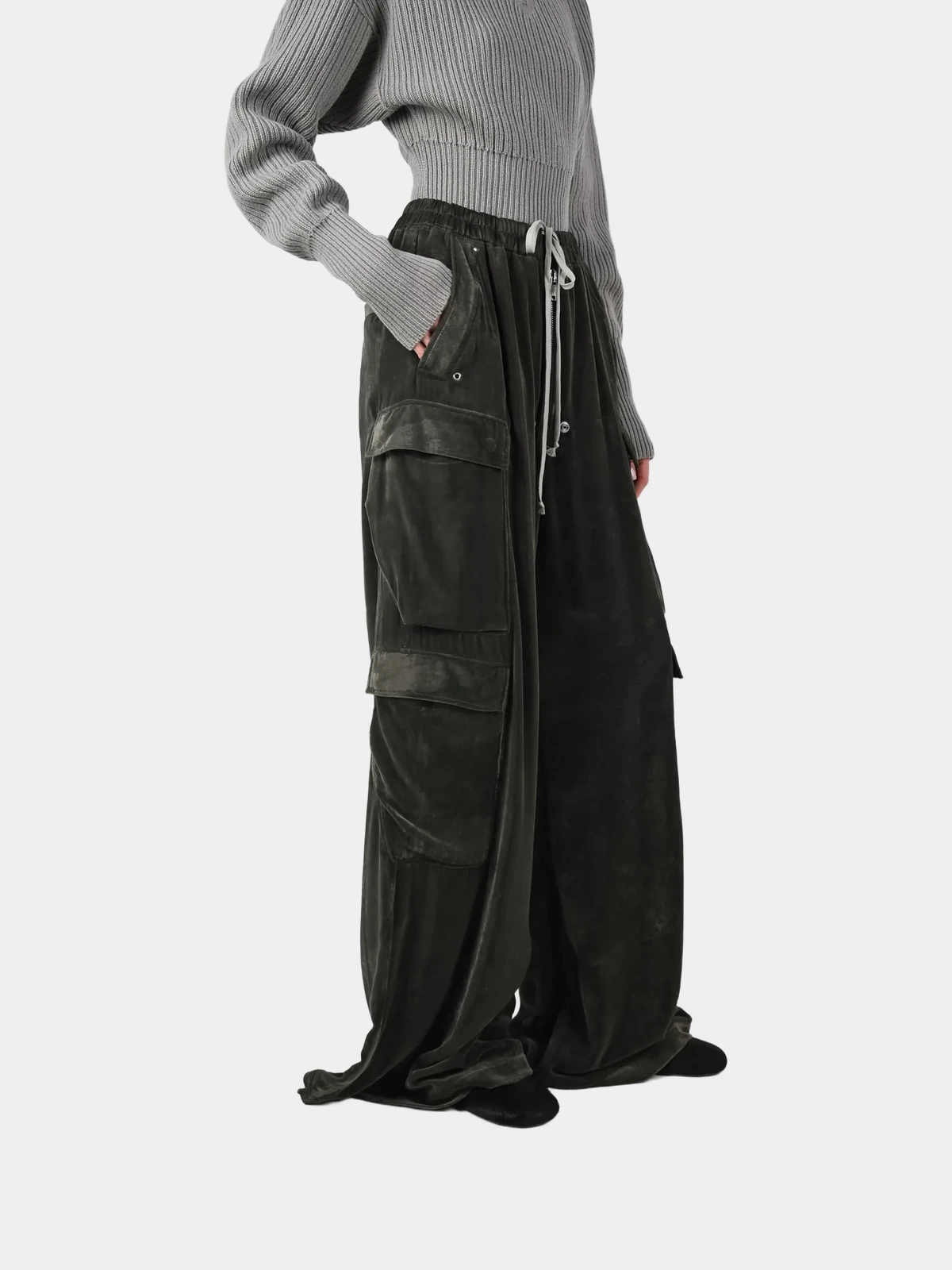 Штани Rick Owens бархатні - INVOGA