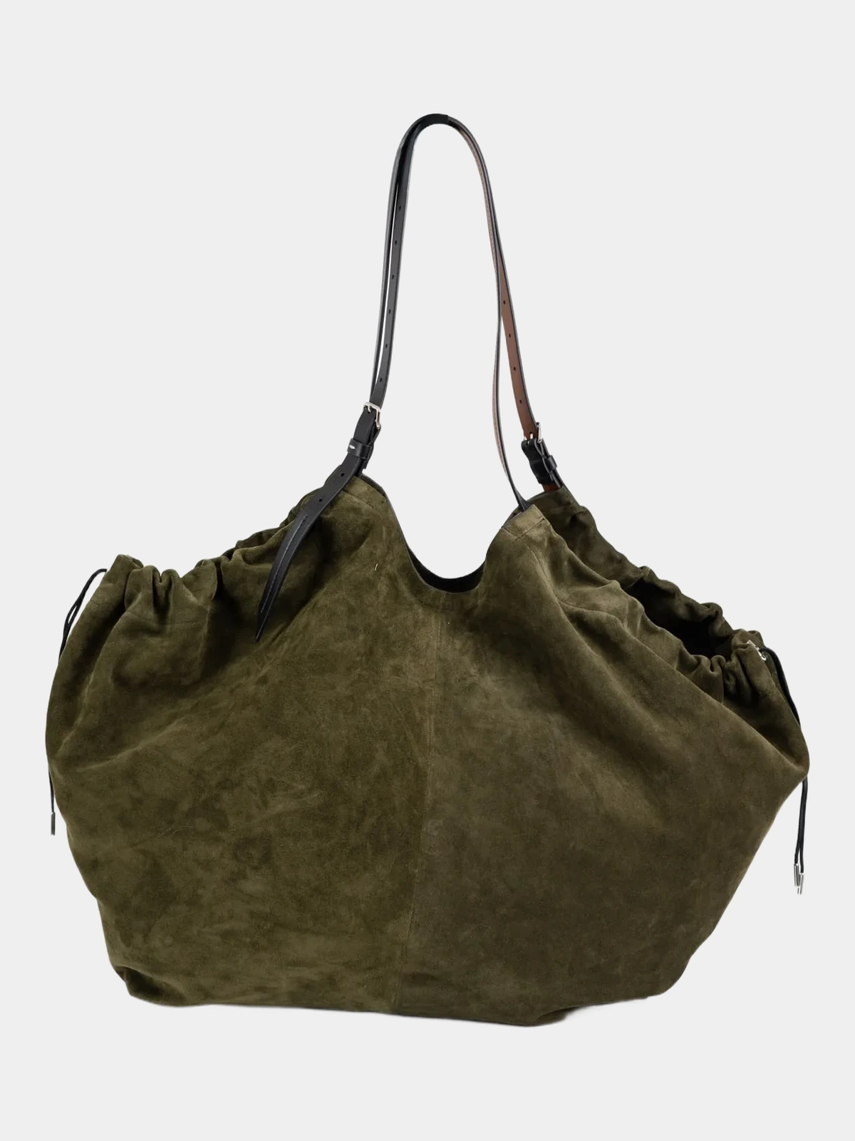 Сумка Maison Margiela замшева оливкова - INVOGA