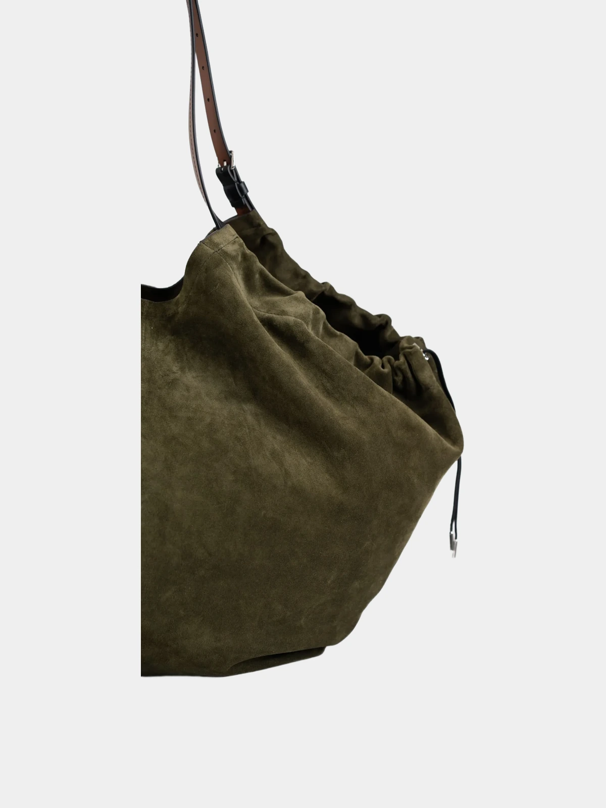 Сумка Maison Margiela замшева оливкова - INVOGA