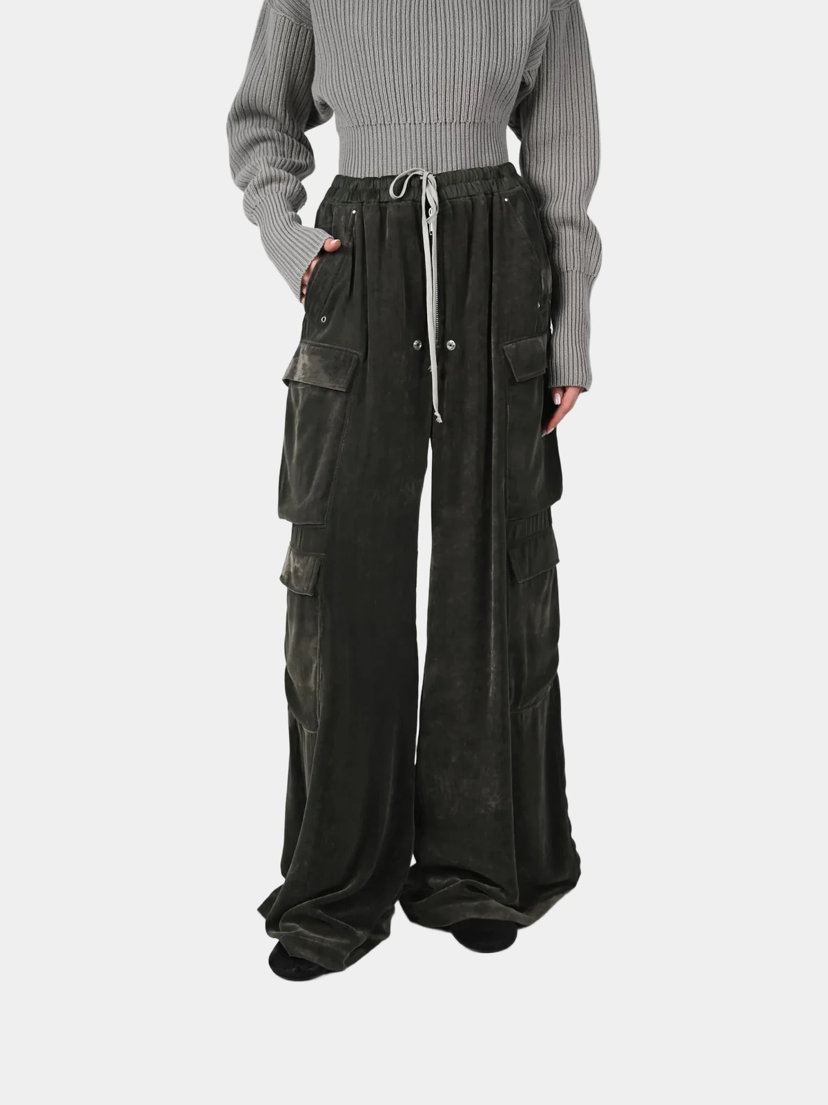 Штани Rick Owens бархатні - INVOGA