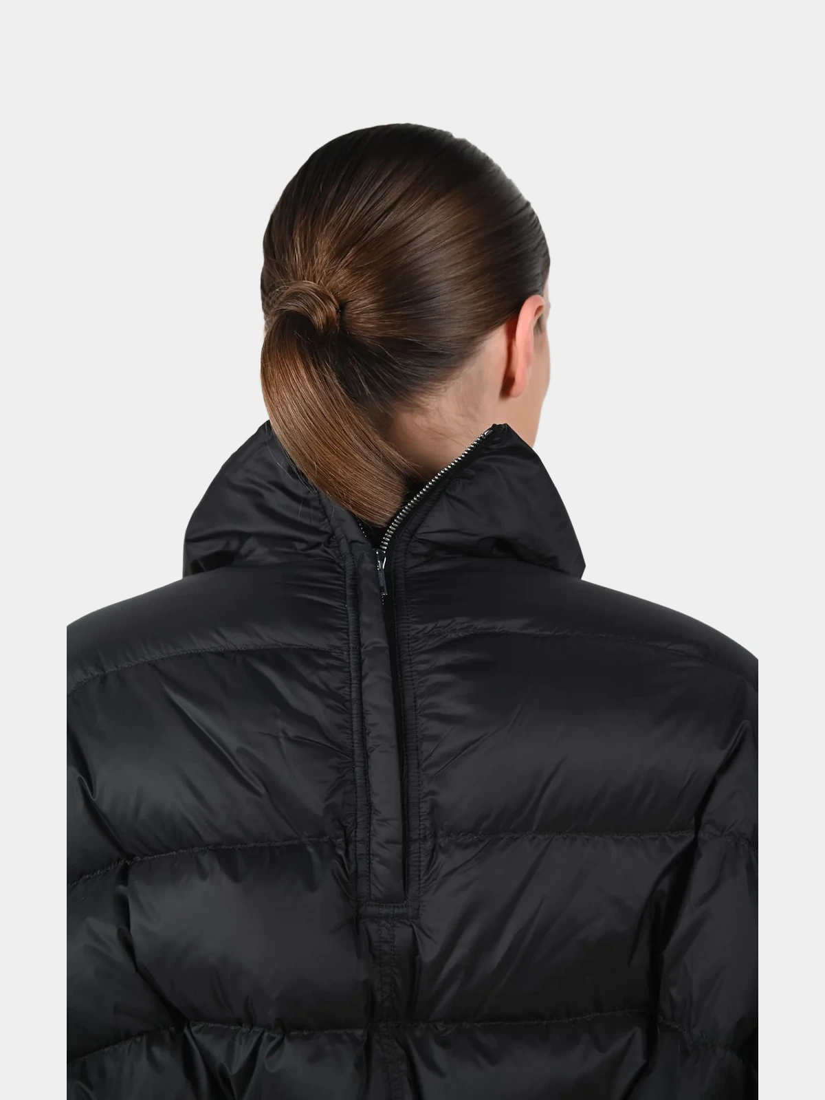 b6d73d8d-8d04-4be7-9489-ae58329512e7 Пуховик Rick Owens чорний укорочений - INVOGA