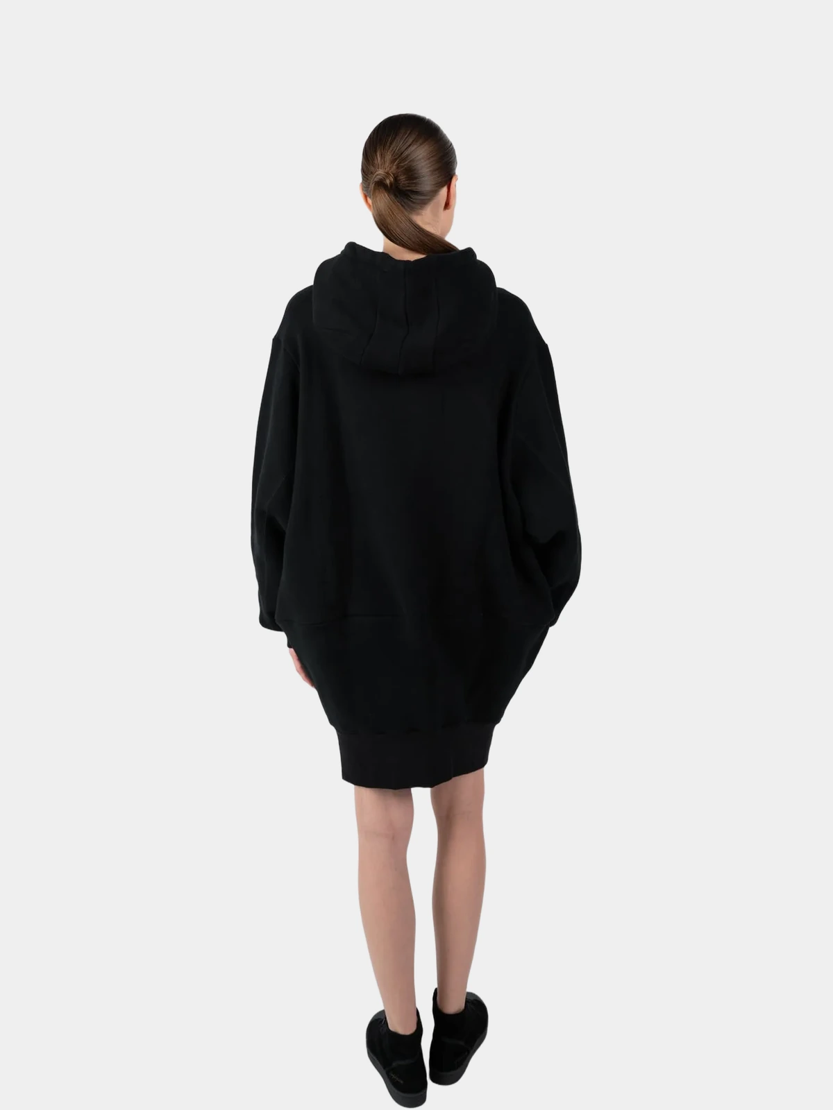 Сукня-худі Yohji Yamamoto чорна - INVOGA