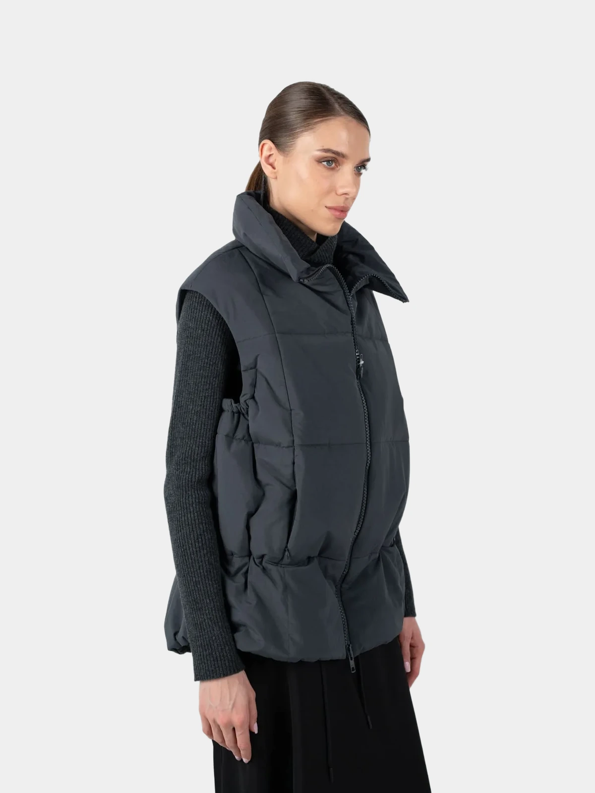 Жилет Yohji Yamamoto з комірцем-стойкою - INVOGA
