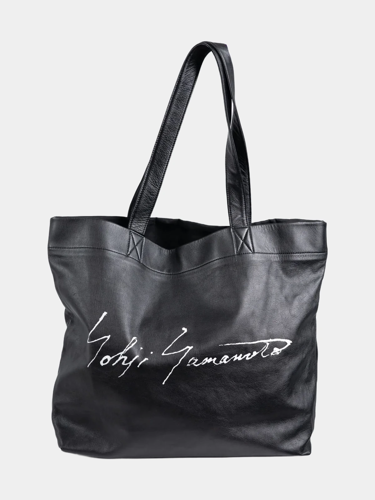 Чорна сумка-шопер Yohji Yamamoto - INVOGA