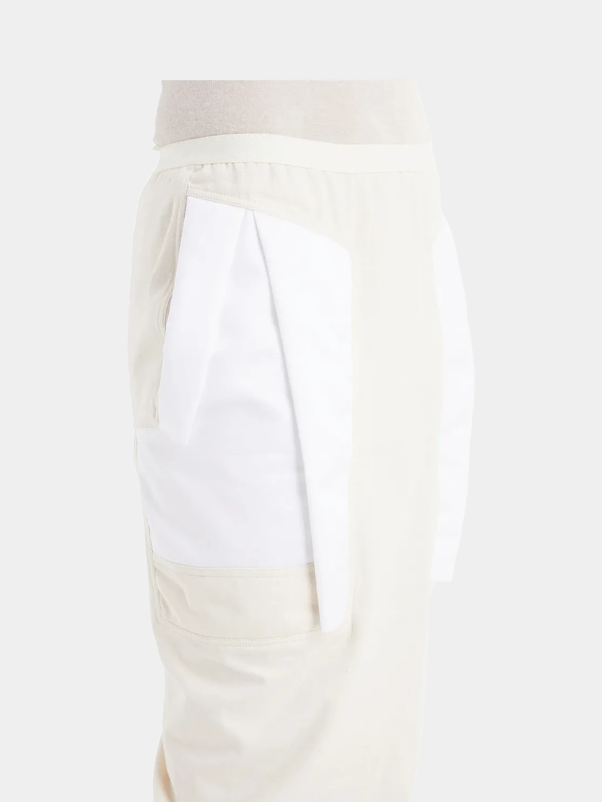Спідниця Rick Owens біла з кишенями - INVOGA
