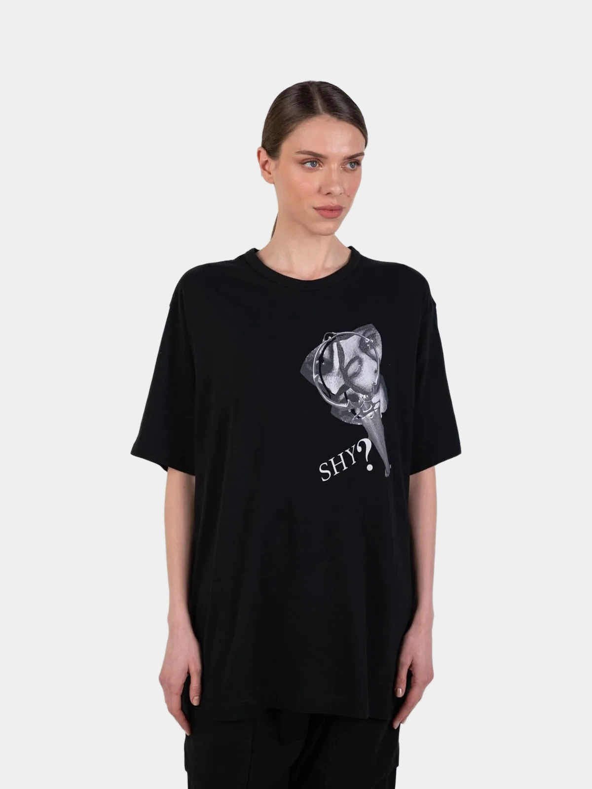 Футболка Yohji Yamamoto чорна - INVOGA