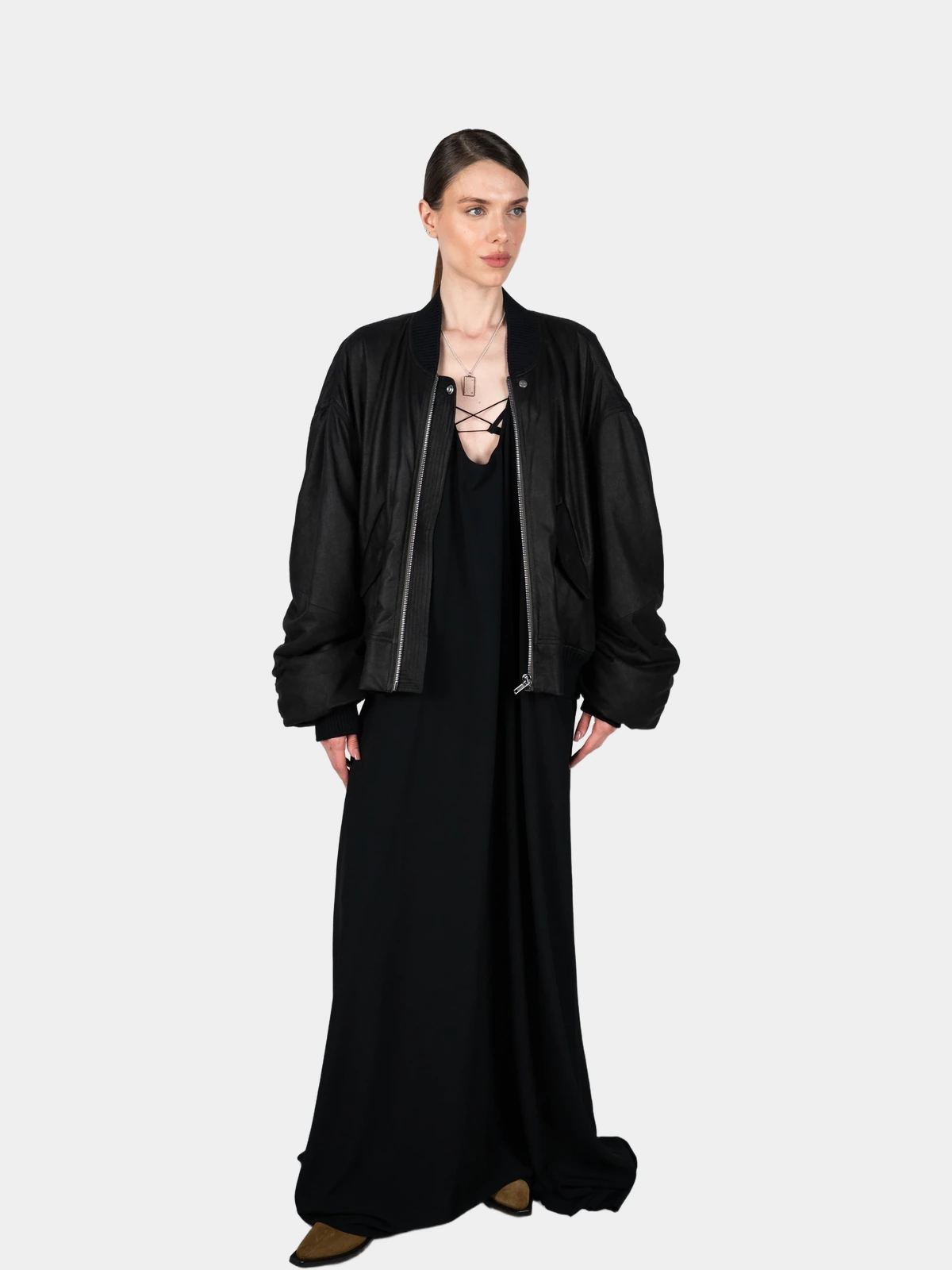 73086873-046f-46bd-a64c-d85bcf7998da Бомбер Rick Owens - INVOGA