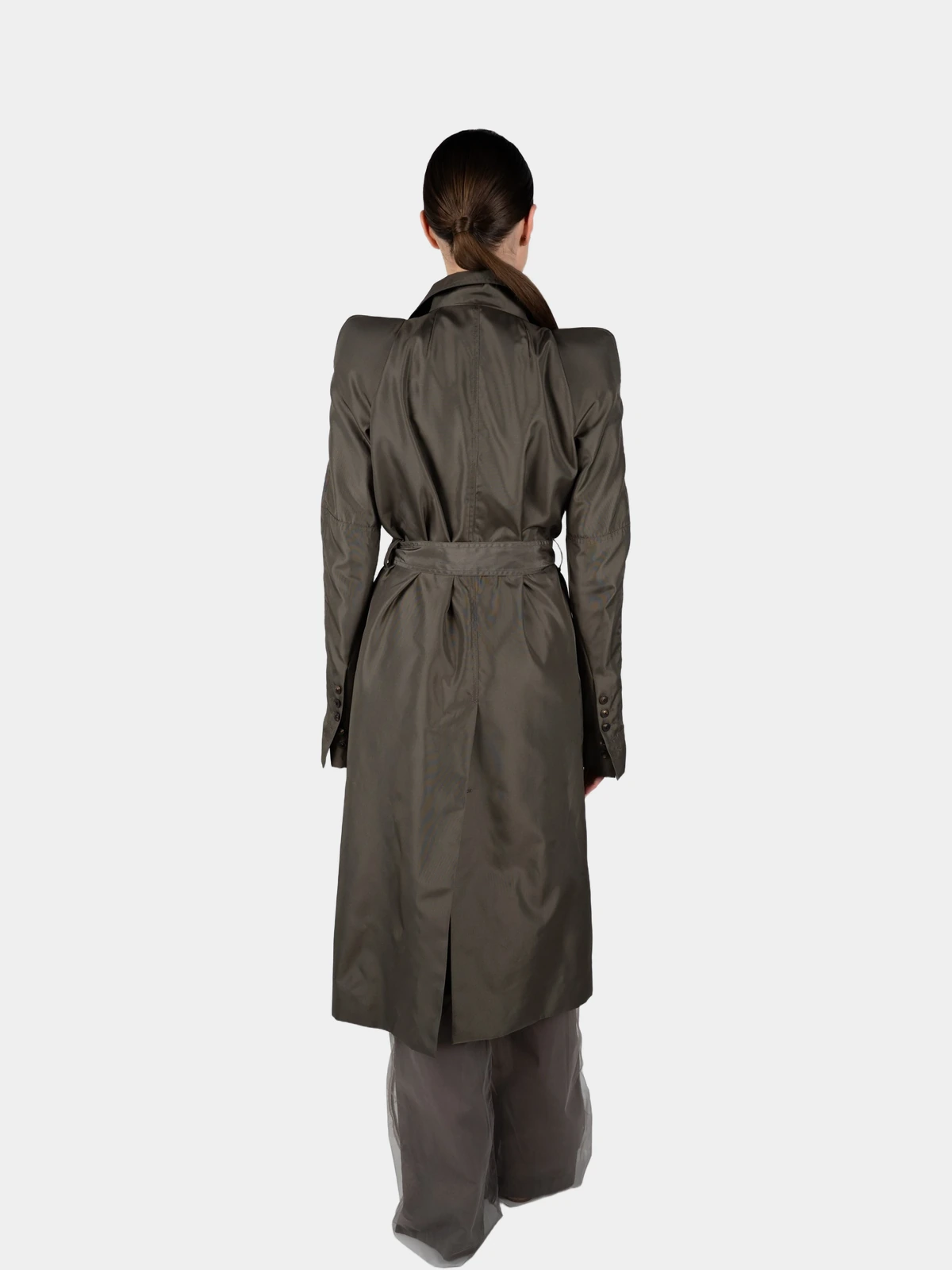 Пальто-плащ Rick Owens - INVOGA